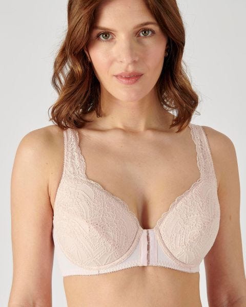 Soutien-gorge post opératoire à armatures, ouverture devant