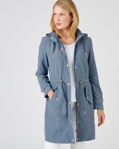 Parka longue toucher doux