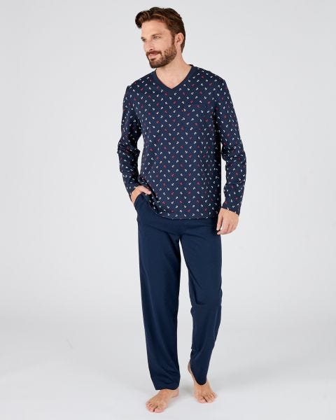 Pyjama en pur coton peigné