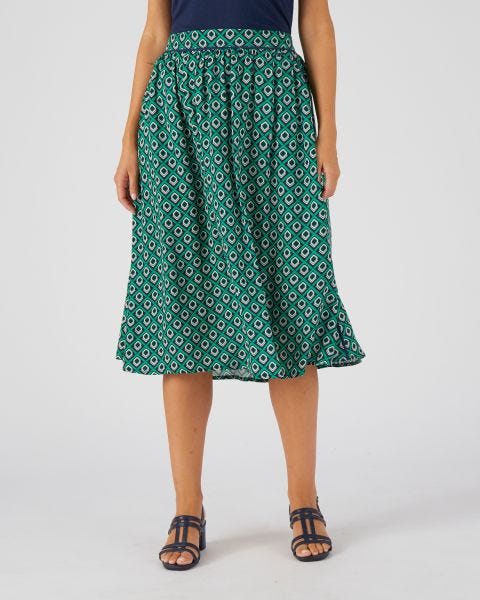 Jupe imprimée pure viscose