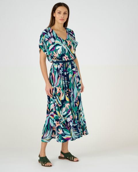 Robe crépon *fibres pure viscose Lenzing(TM) EcoVero(TM)