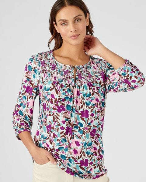 Blouse fluide viscose stretch