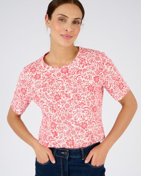 T-shirt imprimé pur coton