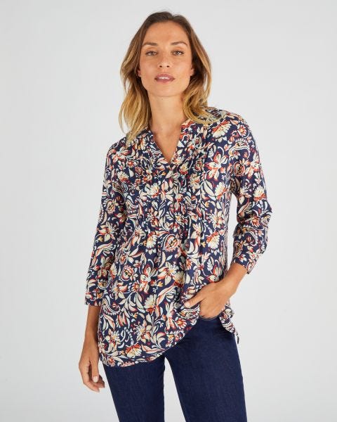 Tunique pure viscose fluide et souple