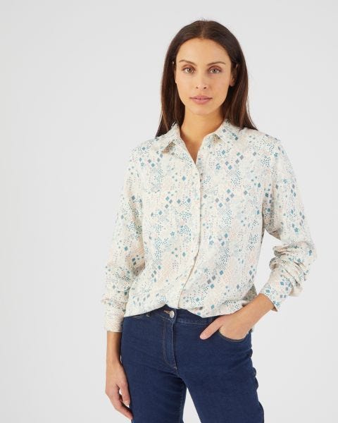 Chemisier imprimé pure viscose