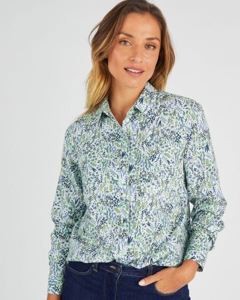 Chemisier imprimé pure viscose