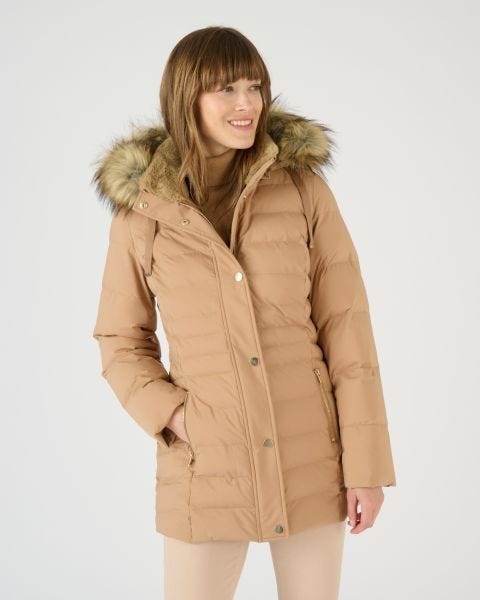 Parka en tissu mat doublée Thermolactyl