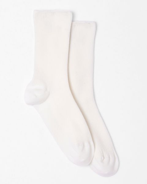 Lot de 2 paires de chaussettes maille côtelée coton biologique*