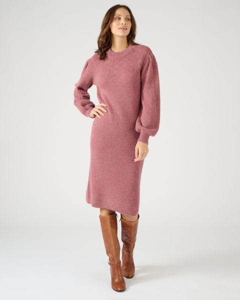 Robe pull mélange alpaga