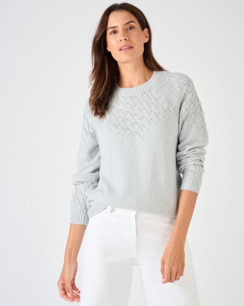 Pull maille fantaisie