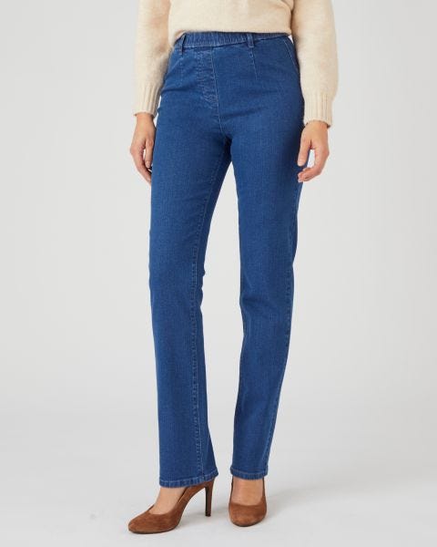 Jean effet ventre plat, 3 statures