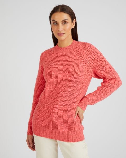 Pull maille perlée labellisée Thermolactyl