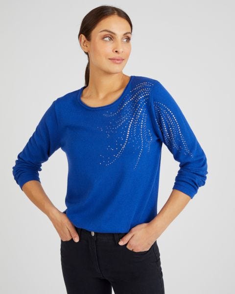 Pull à rivets fantaisie