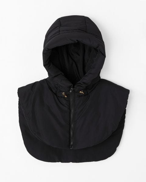 Col capuche plastron