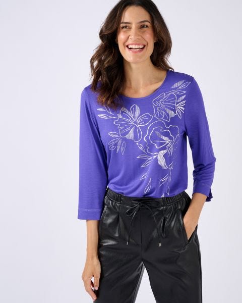 T-shirt motifs coloris doré