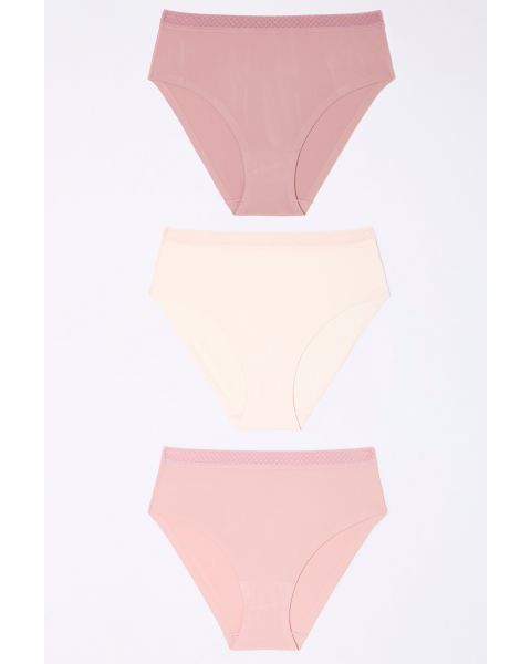 Lot de 3 culottes midi sans coutures