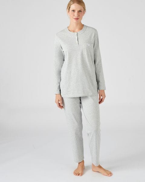 Pyjama maille jersey coton peigné