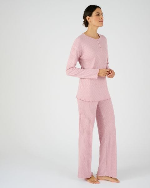 Pyjama en maille pointelle