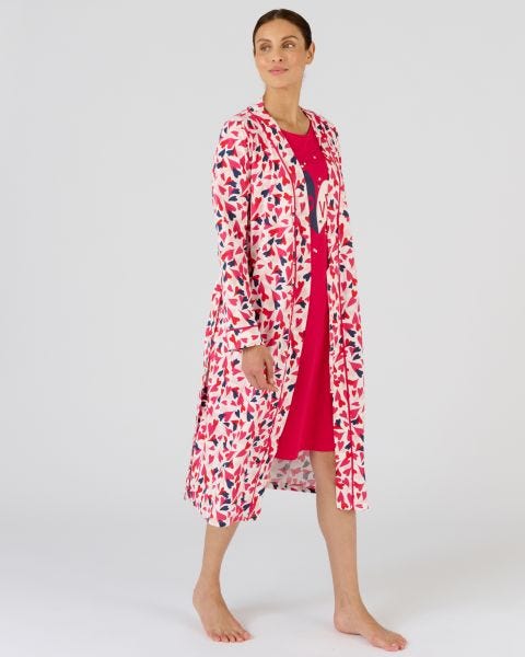 Robe de chambre pur coton peigné