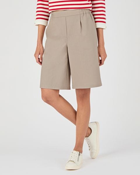 Bermuda enfilable mélange lin et viscose