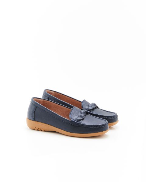 Mocassins Amortyl dessus croûte de cuir grainé