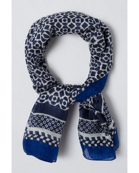 Foulard pure soie imprimé