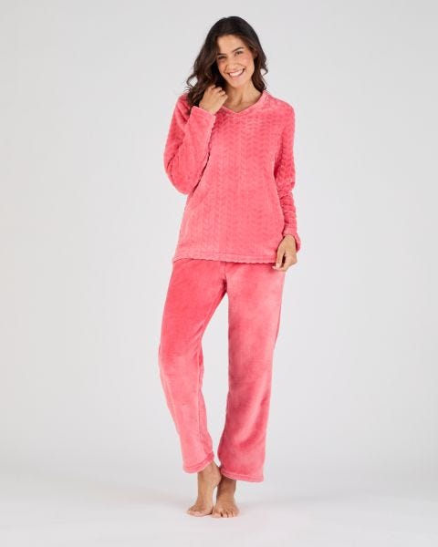 Pyjama Thermolactyl maille reliéfée