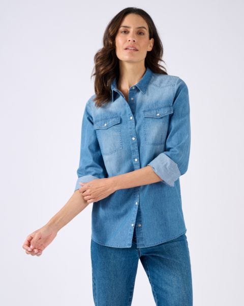 Chemisier en denim