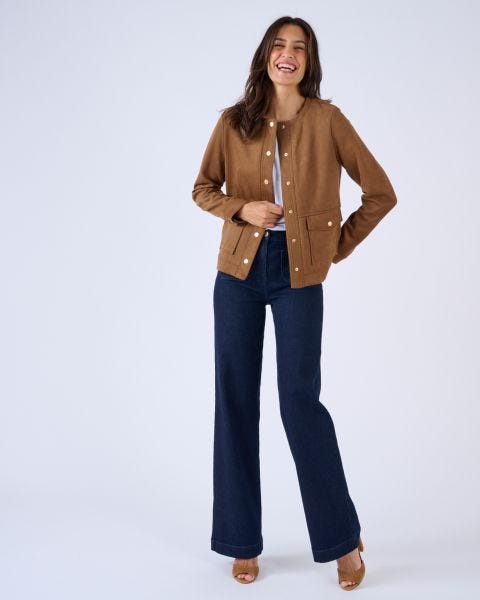 Veste suédine