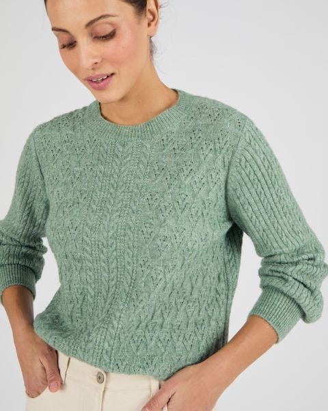 Pull doux jeu de maille Thermolactyl