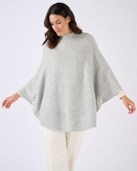 Poncho torsadé Thermolactyl