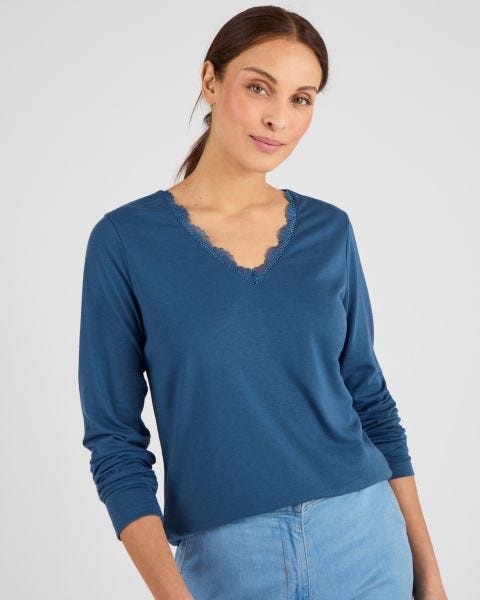 T-shirt Thermol'love dentelle