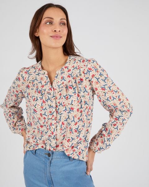 Chemisier imprimé pure viscose