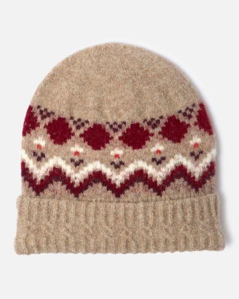 Bonnet Thermolactyl maille chinée et jacquard