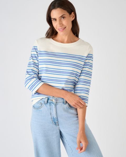 T-shirt marinière pur coton