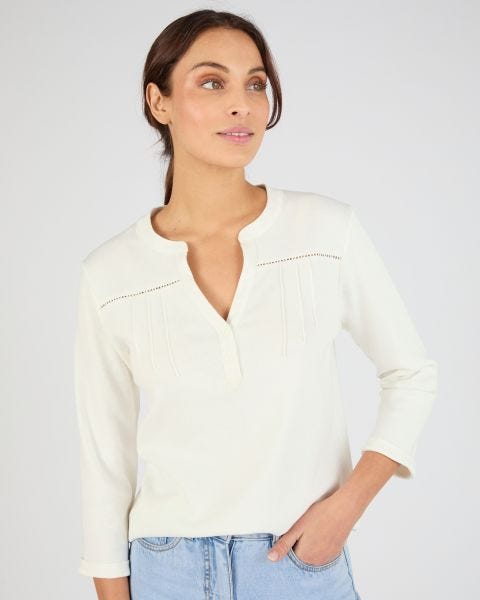 T-shirt uni ou imprimé pur coton