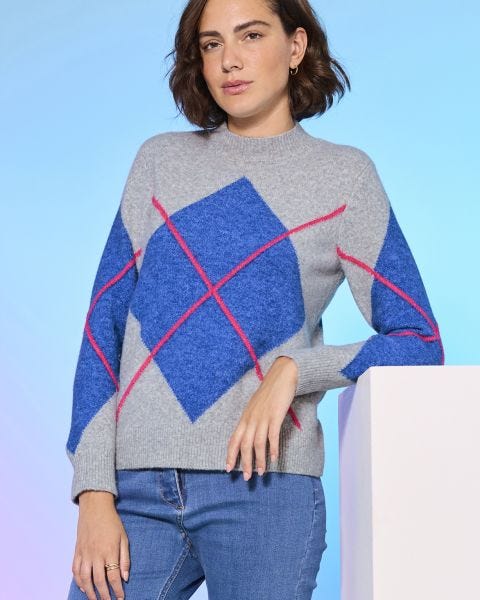 Pull maille jacquard Thermolactyl