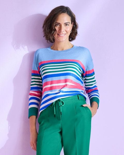 Pull rayé