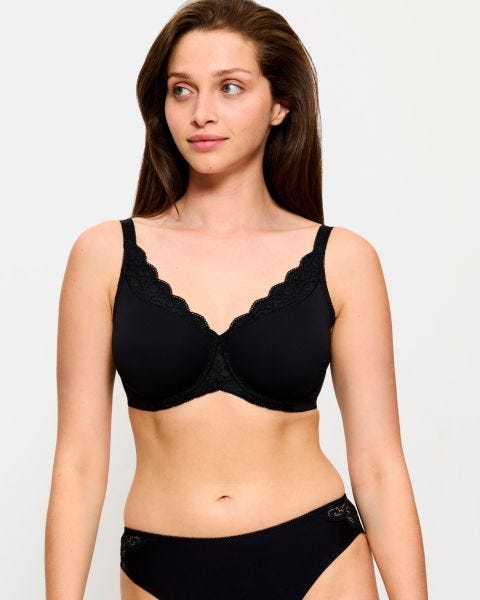 Soutien-gorge à armatures maille et dentelle Amourette de Triumph