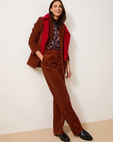 Veste velours grosses côtes