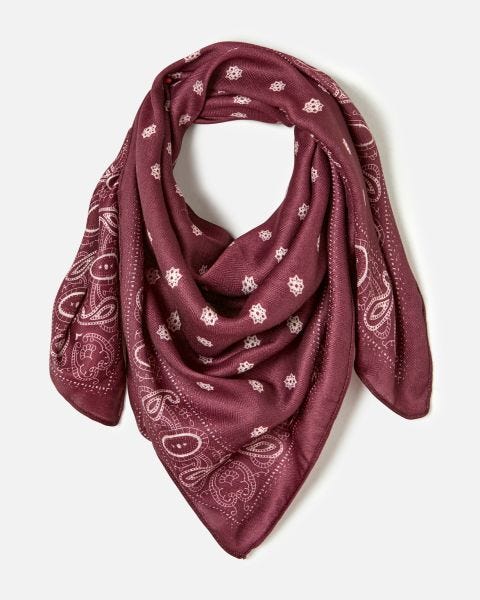 Foulard imprimé graphique