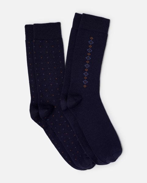 Lot de 2 paires de chaussettes Thermolactyl en maille laineuse