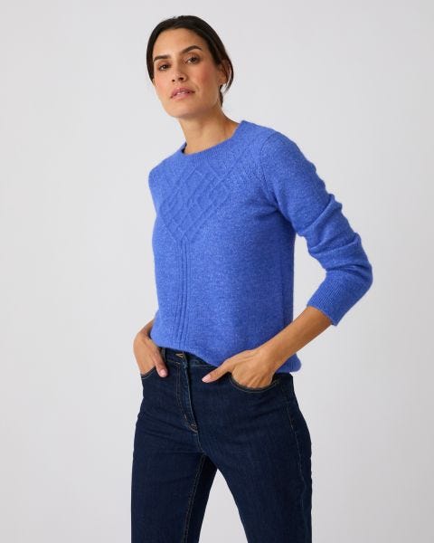 Pull jeu de maille fantaisie Thermolactyl