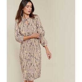 Robe Imprimé Serpent Misspap - Taille 8 - Verte - Mini Robe Neuve Sans étiquettes