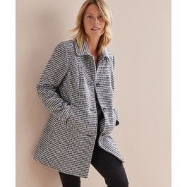 Manteau lainage graphique - Manteau - Damart.fr