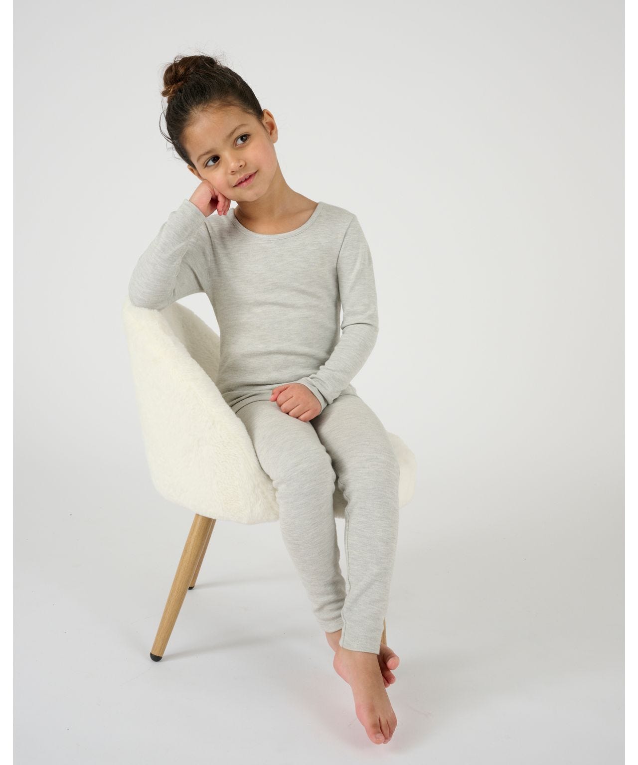 T-Shirt Thermolactyl Damart - Manches Longues Enfant - Chaud Et Confortable