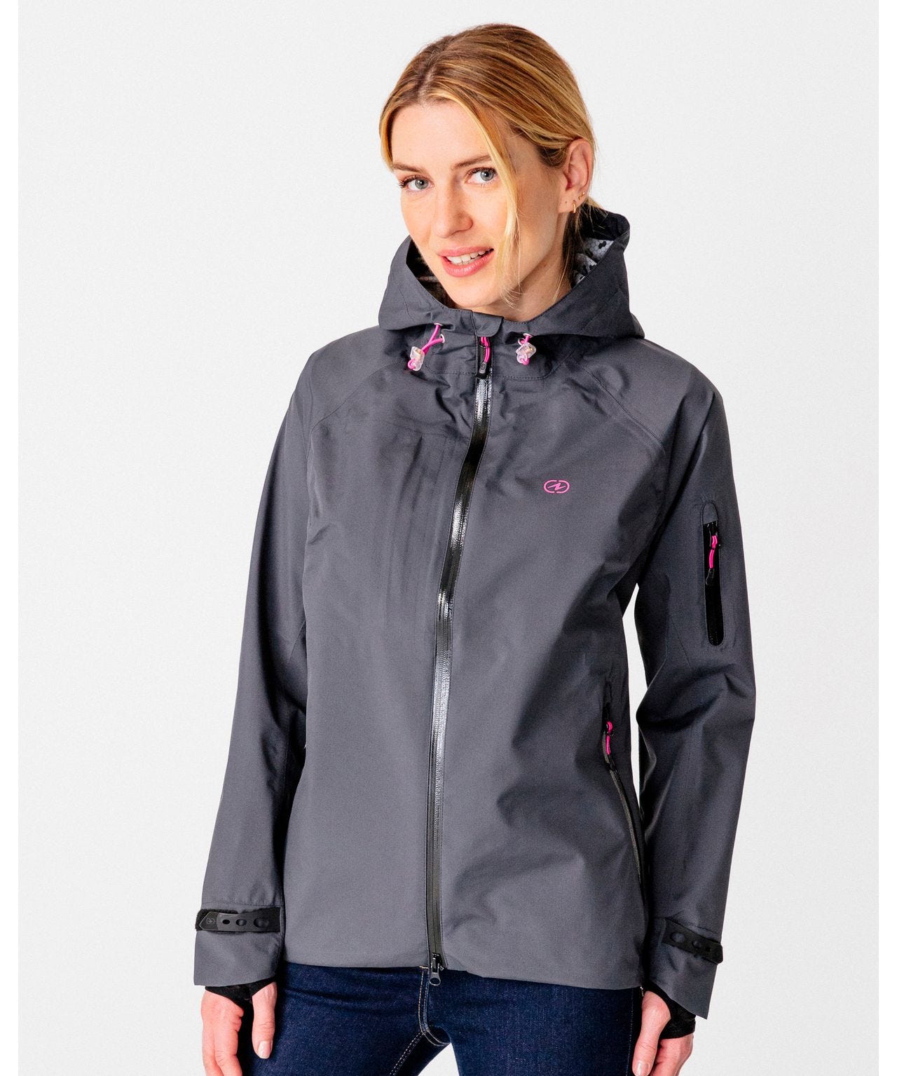 Vijamiy Imperméable Veste Imperméable Femme Vijamiy - Poncho Léger Pliable - Capuche Ajustable - Pour Randonnée Et Voyage Coupe Vent Femme Impermeable