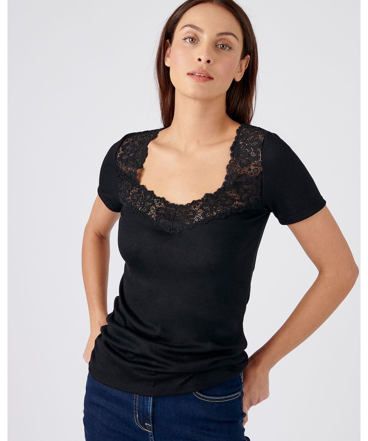 Damart tee shirt online manches courtes femme