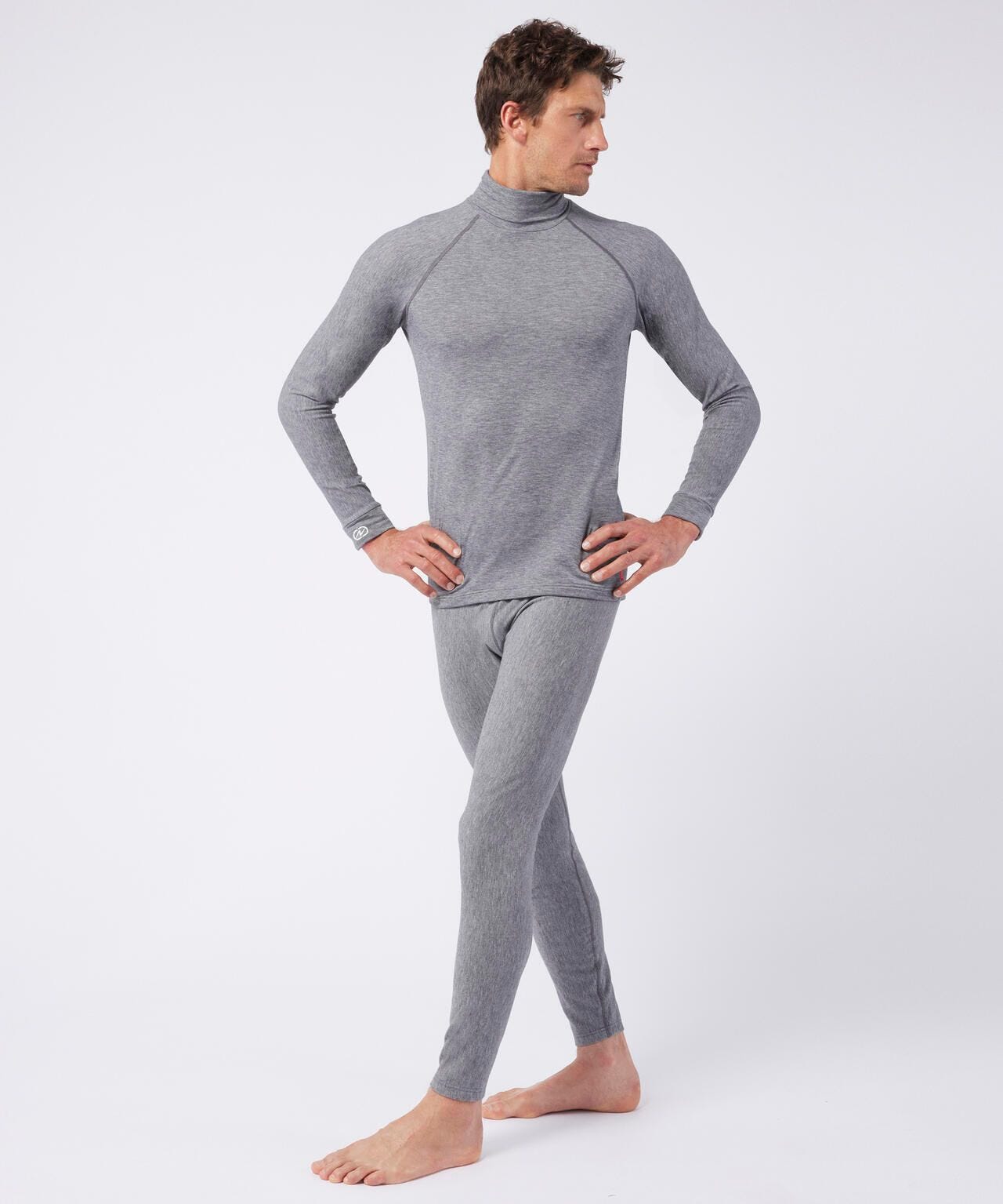 T-Shirt Thermique Homme TCA - Col Roulé Sport Running Hiver - Technologie D.R.Y. Anti-Transpiration