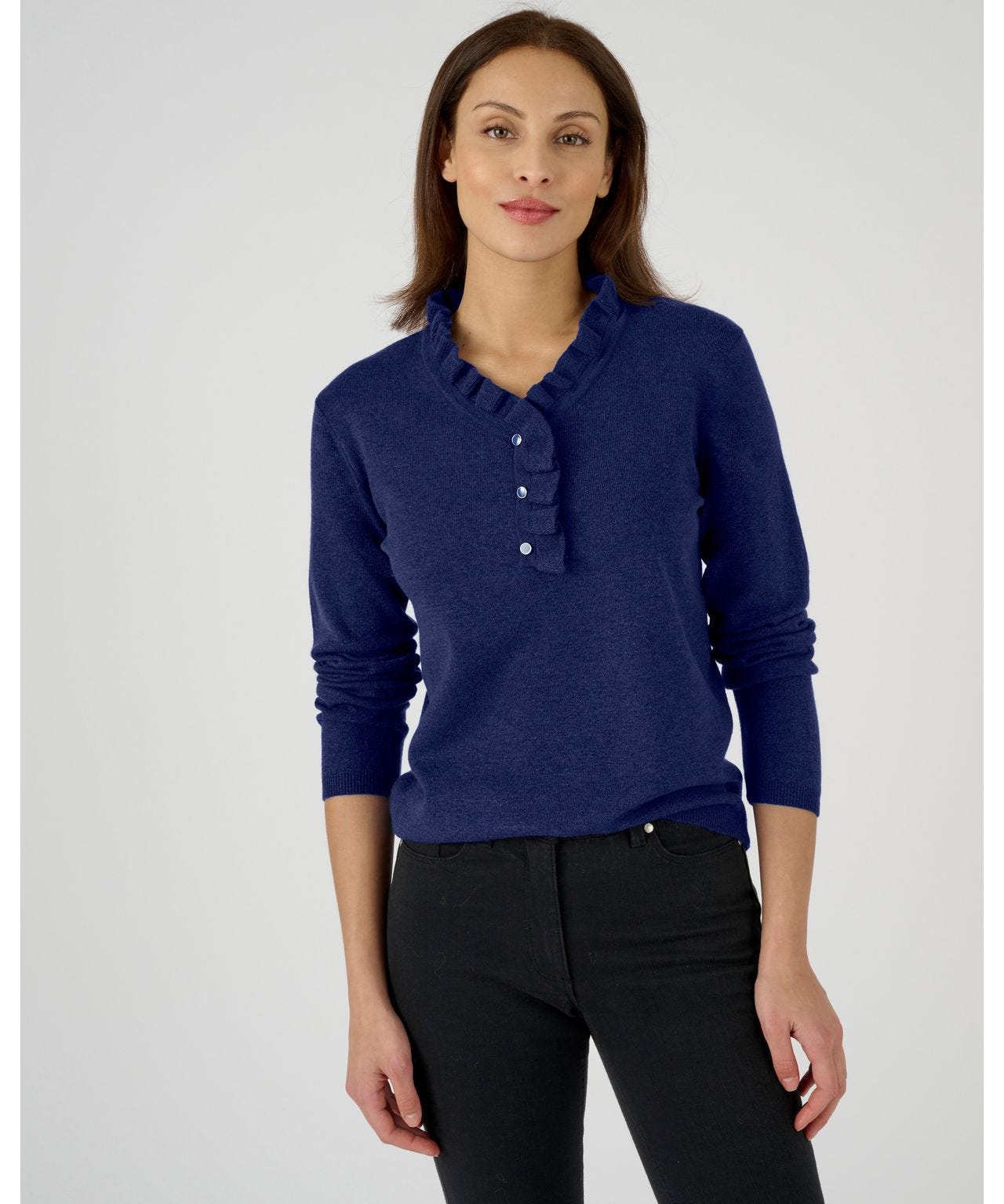 Pull col polo femme damart online